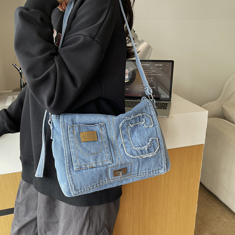 Women Bags Jeans - Women Denim Crossbody Bag Casual Shoulder