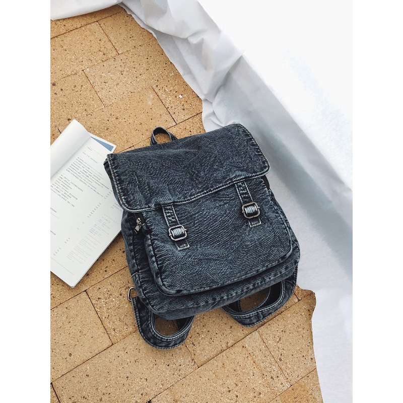 Women Bags Jeans - Vintage Denim Backpack For Women Casual