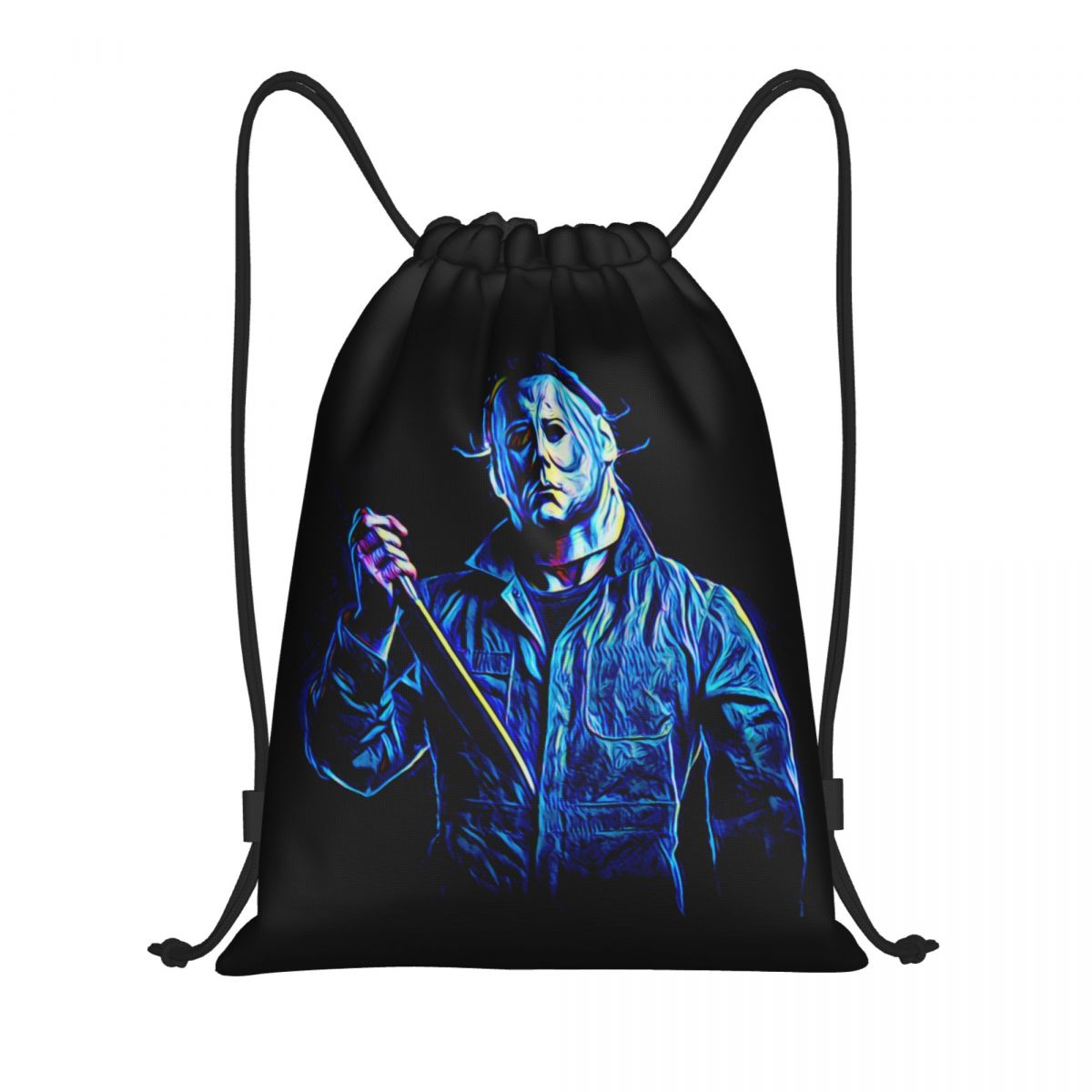 Women Bags Myer - Custom Michael Myers Drawstring Backpack Bags