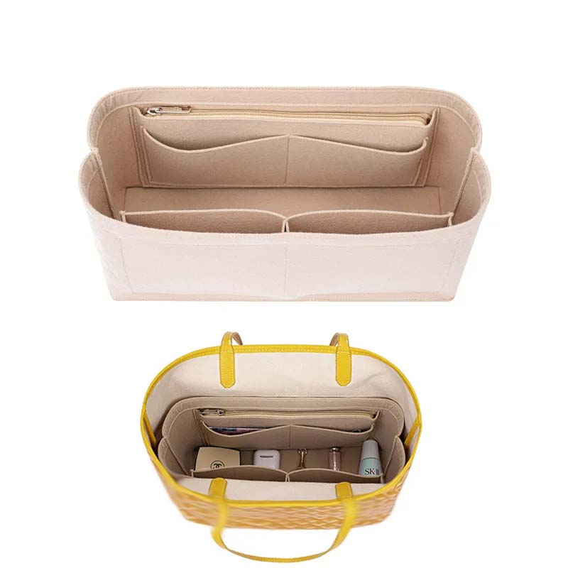 Women Bags Dior - Felt Insert Bag Cosmetic Organizer Insert