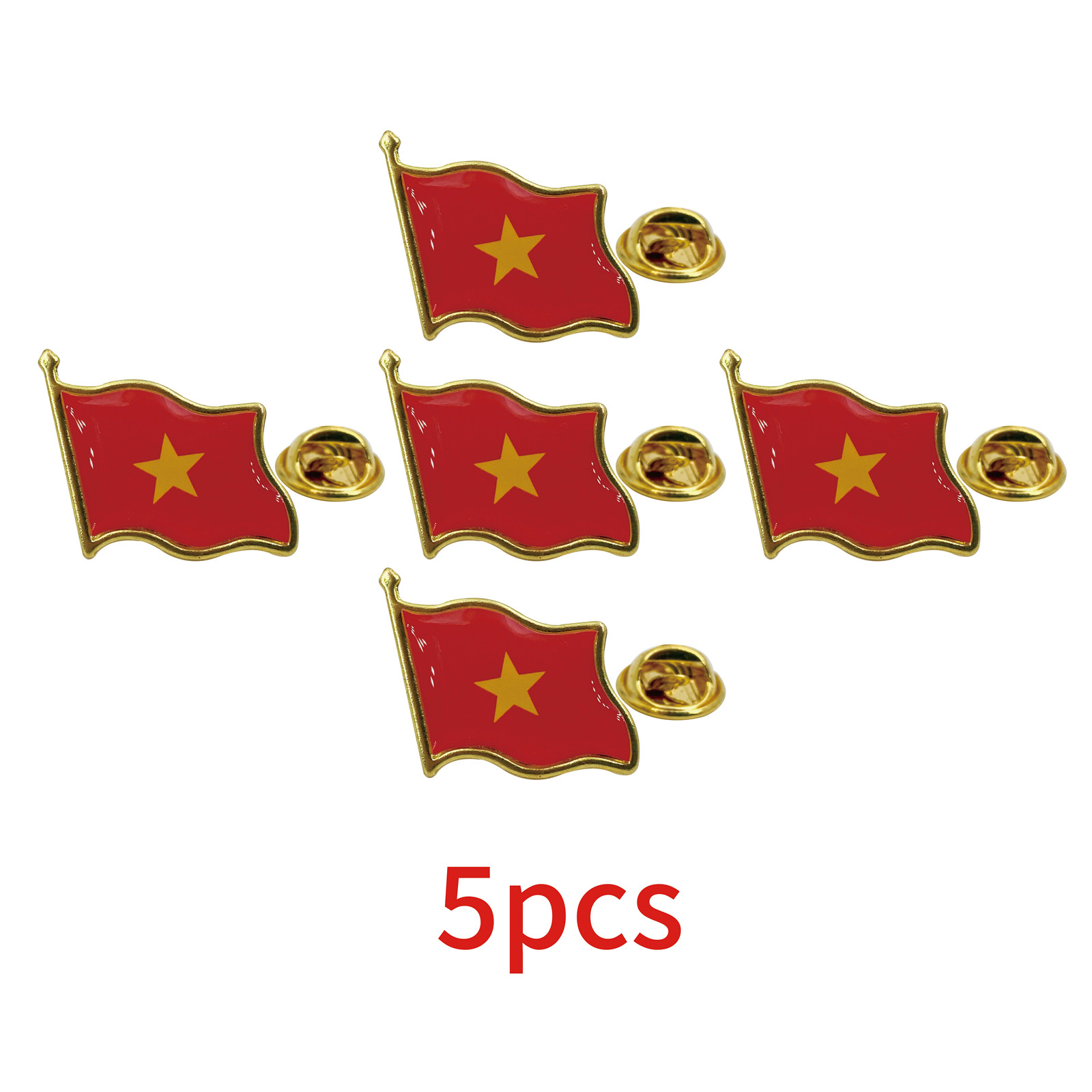 Women Bags Vietnam - Vietnam Flag Lapel Pins Bulk Wholesale