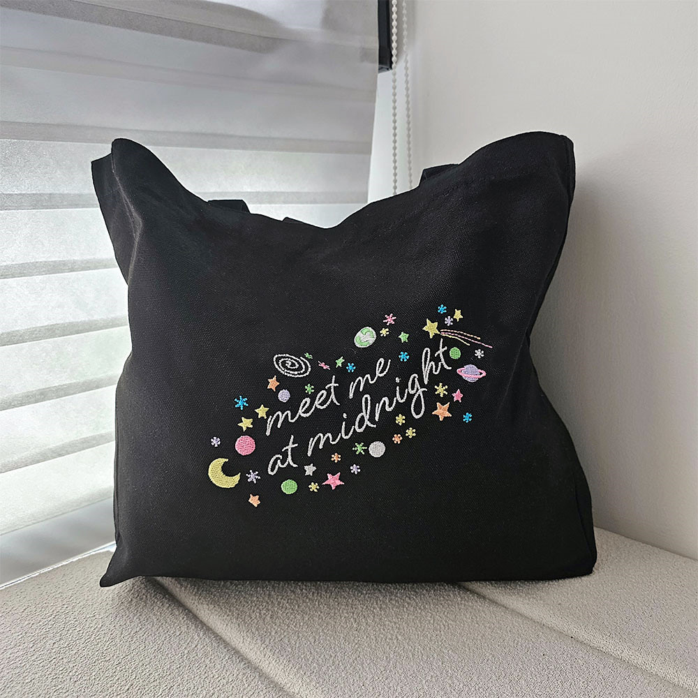 Women Bags Ck - Meet Me At Midnight Space Embroidered
