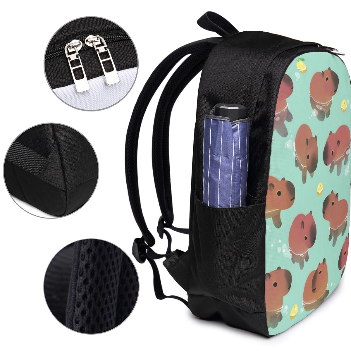 Capybara Animal Pattern Backpa - огляд і ціна Women Bags Laptop