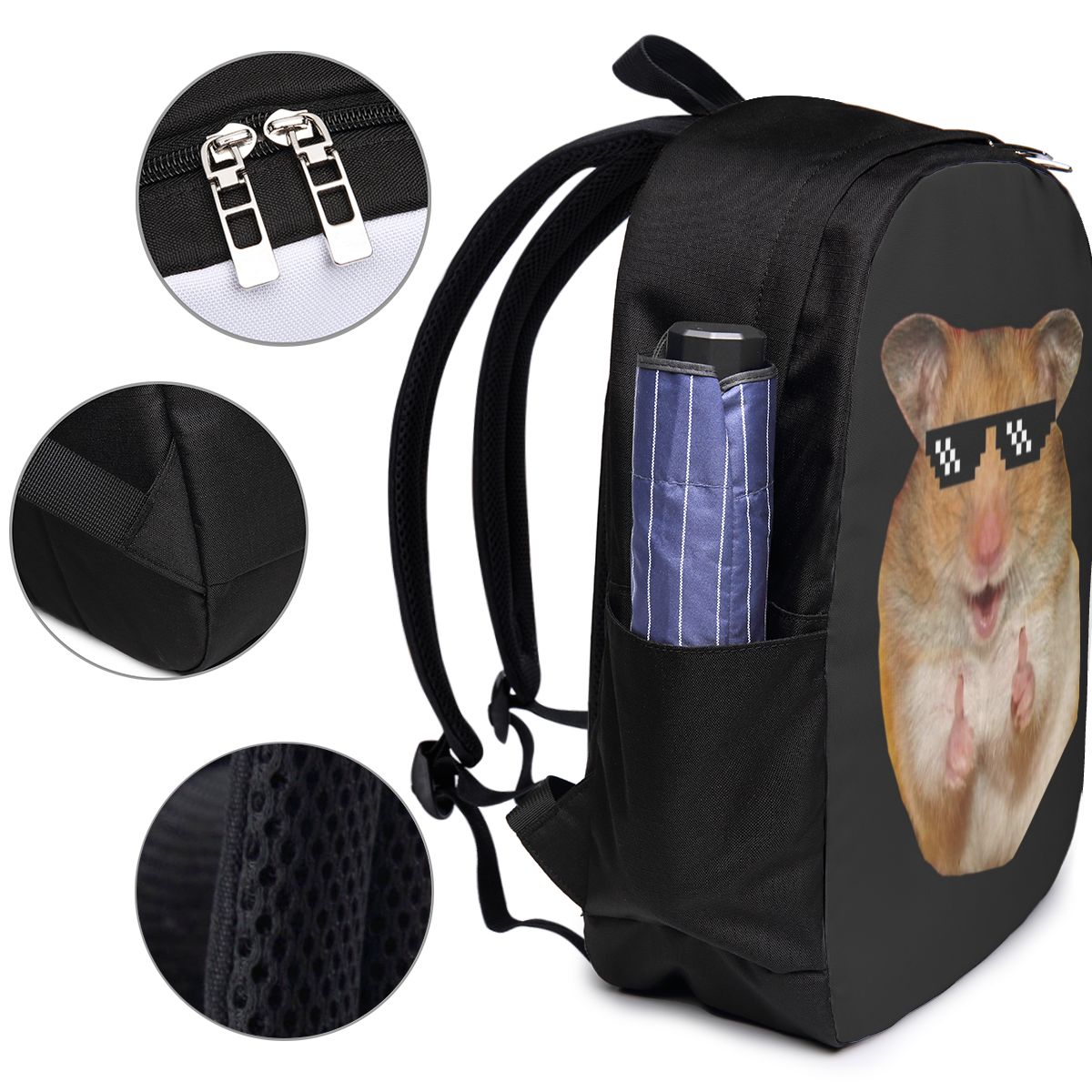 Funny Hamster Backpack Travel  - огляд і ціна Women Bags Laptop