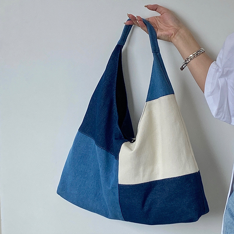Patchwork Design Women Shoulde - огляд і ціна Women Bags Jeans