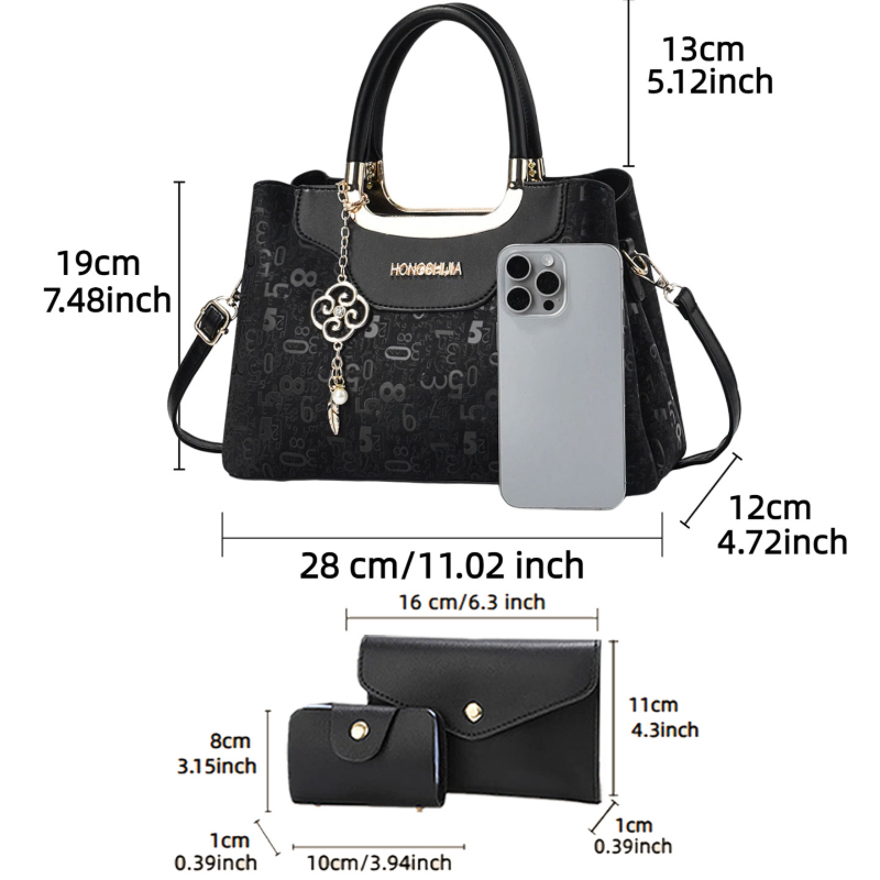 3-piece Fashion Women's Handba - огляд і ціна Women Bags Crossbody