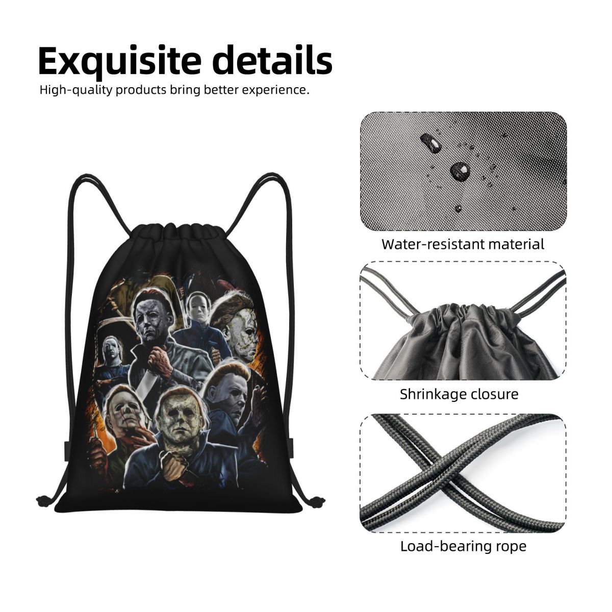 Michael Myers Halloween Horror - огляд і ціна Women Bags Myer