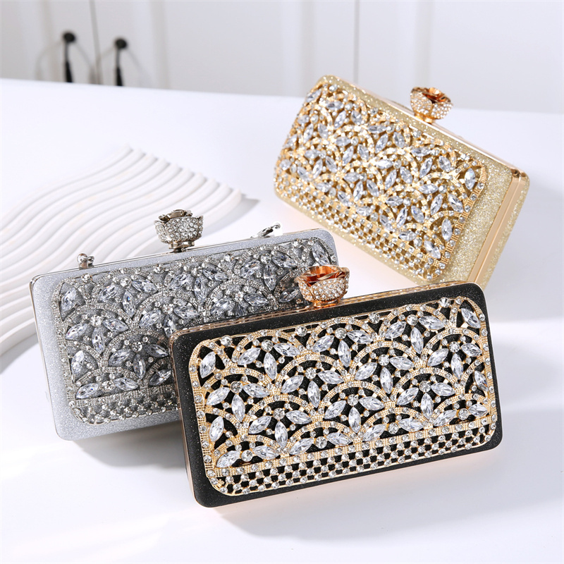 Luxury Diamond Metal Frame Eve - огляд і ціна Women Bags In Dubai