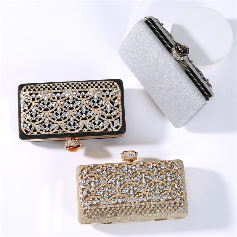 Luxury Diamond Metal Frame Eve - огляд і ціна Women Bags In Dubai