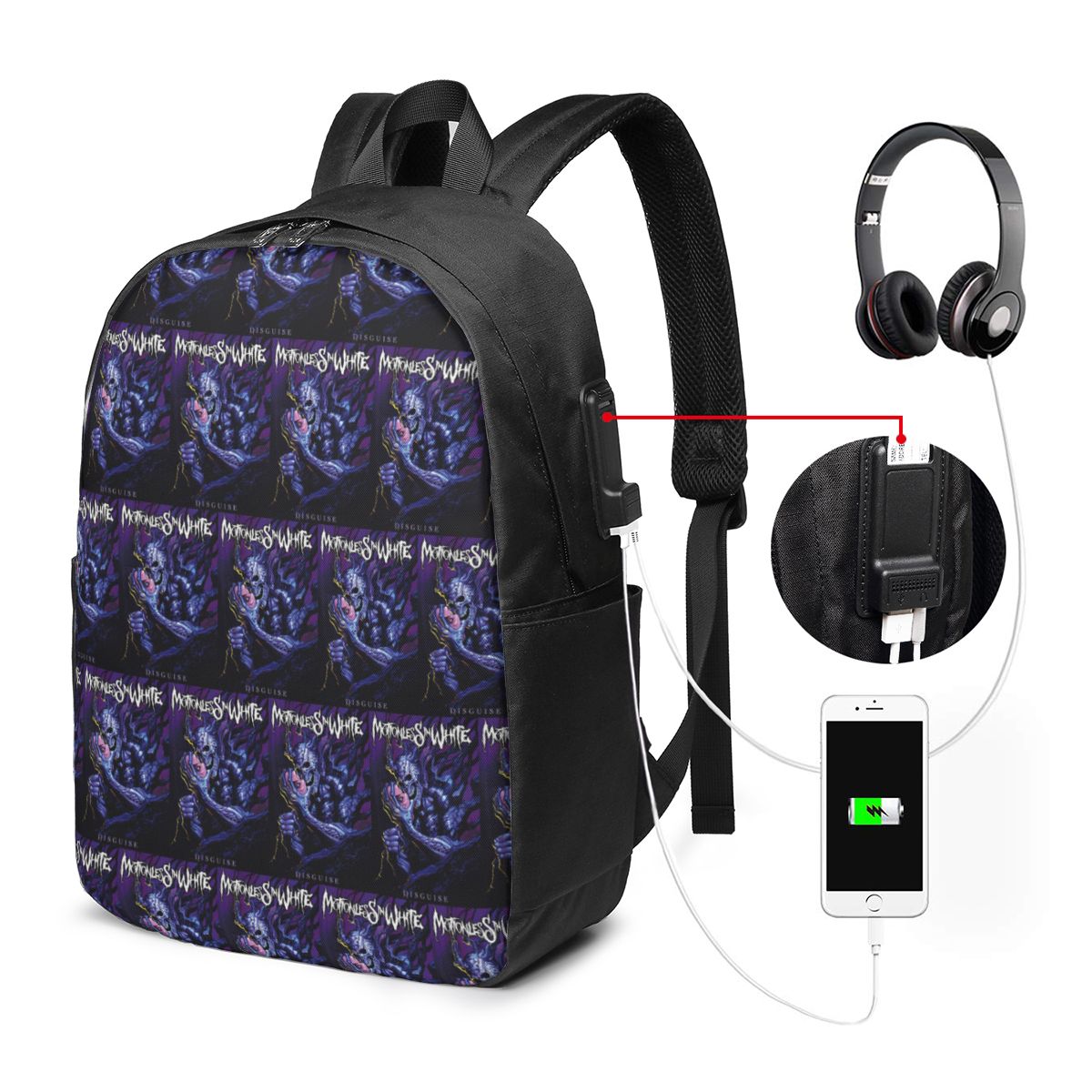 Motionless In White Backpack T - огляд і ціна Women Bags Laptop