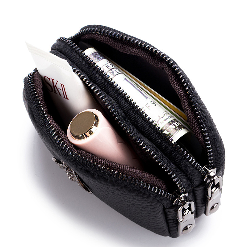Women Cowhide Double Zipper Po - огляд і ціна Women Bags Ck