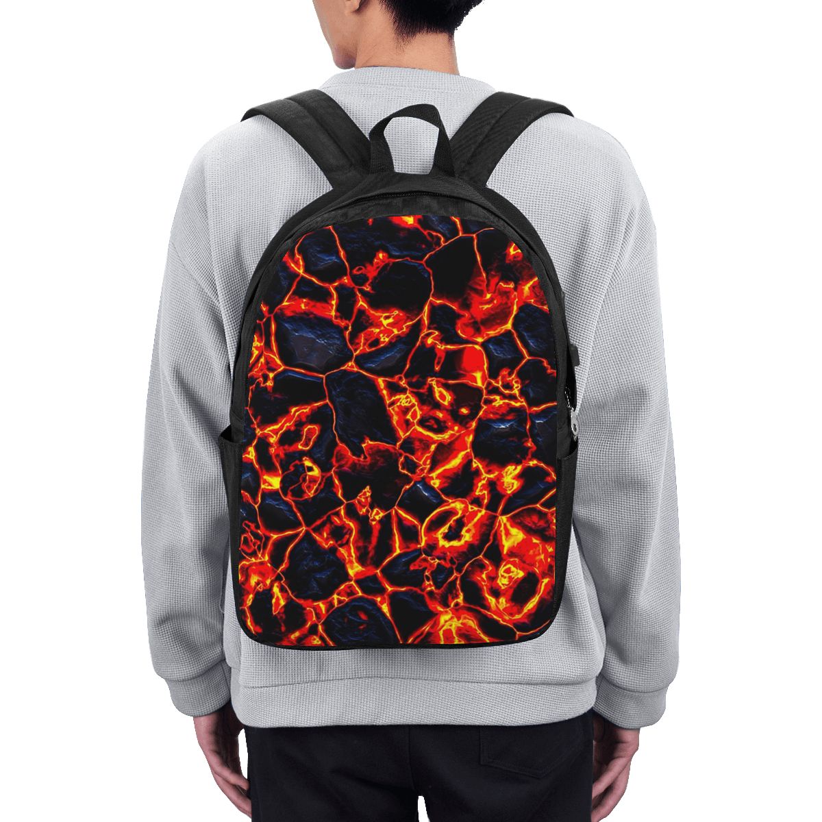Magma Volcano Lava Fire Backpa - огляд і ціна Women Bags Laptop