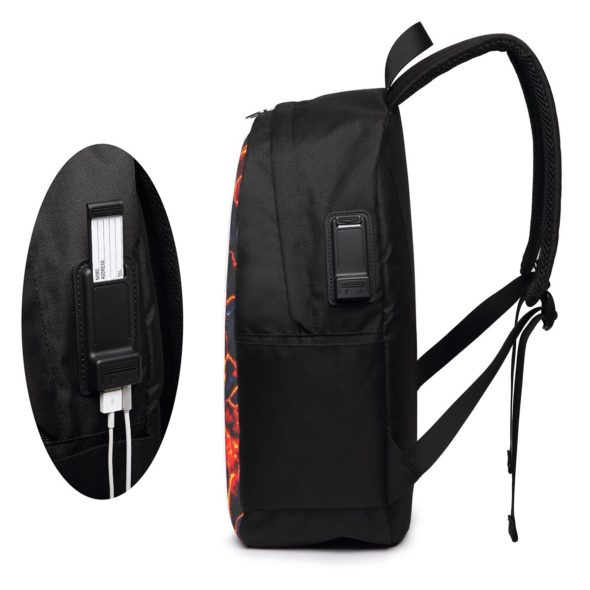 Magma Volcano Lava Fire Backpa - огляд і ціна Women Bags Laptop