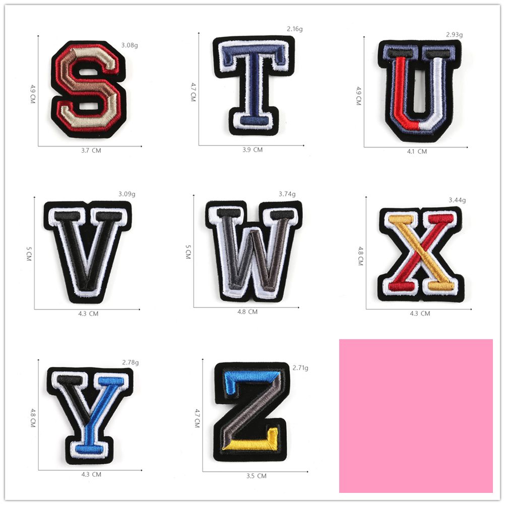 26Pcs A-Z Letters Patches Alph - огляд і ціна Women Bags Jeans