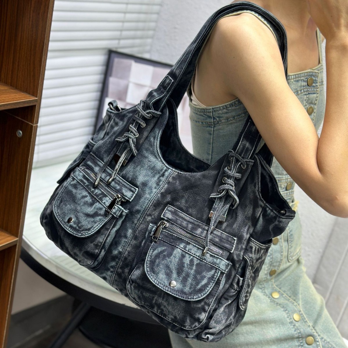 Women's Denim Bag Y2K Vintage  - огляд і ціна Women Bags Jeans