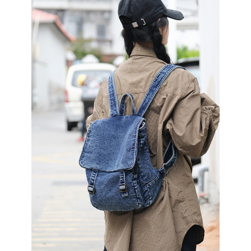 Vintage Denim Backpack For Wom - огляд і ціна Women Bags Jeans