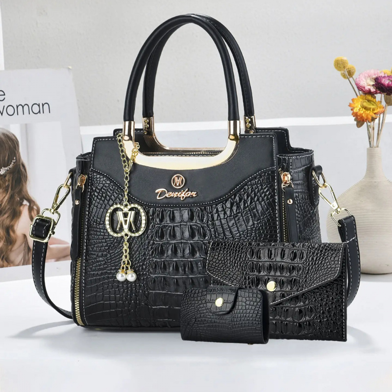 Women's Crocodile Texture Hand - огляд і ціна Women Bags Crossbody