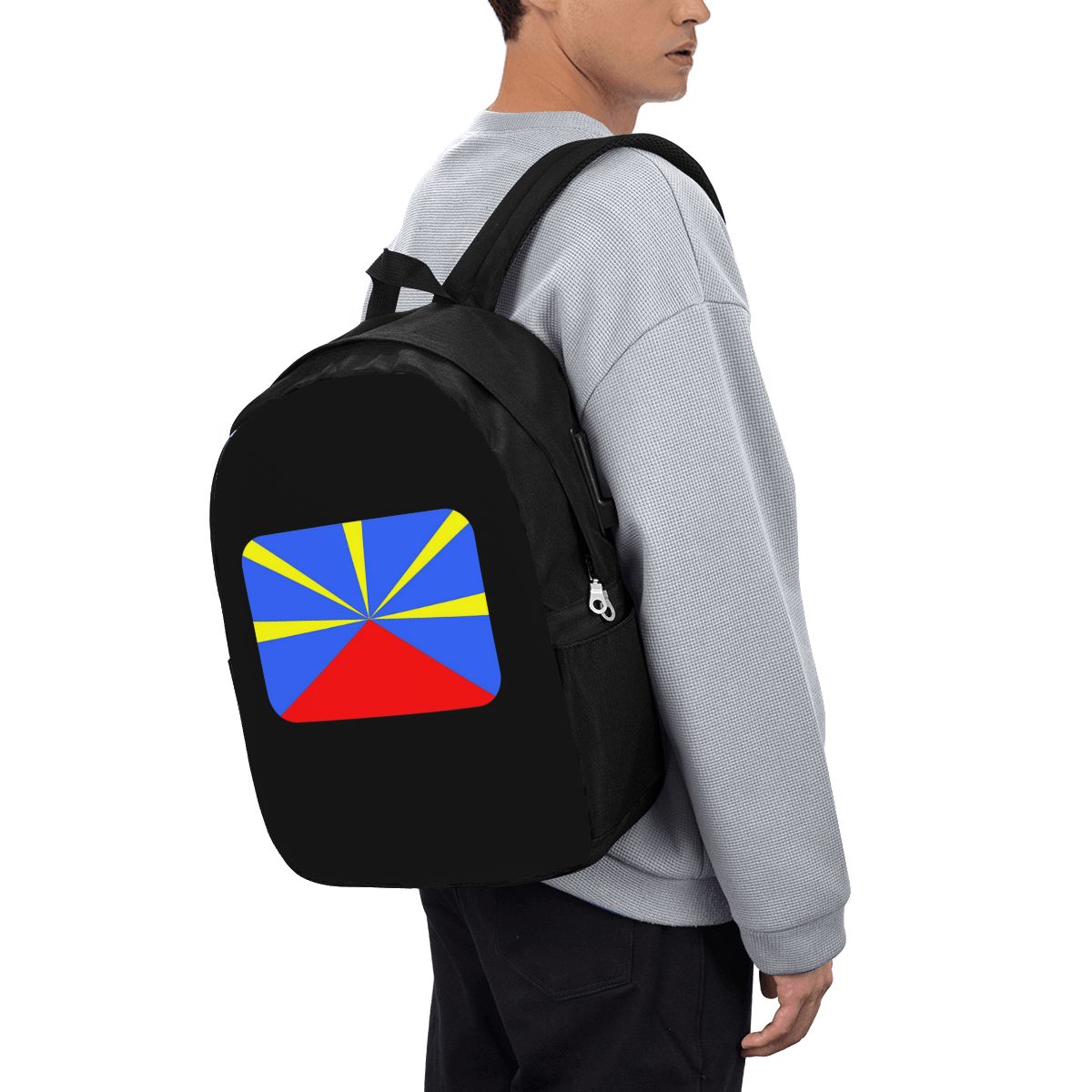 974 Reunion Island Flag Backpa - огляд і ціна Women Bags Laptop