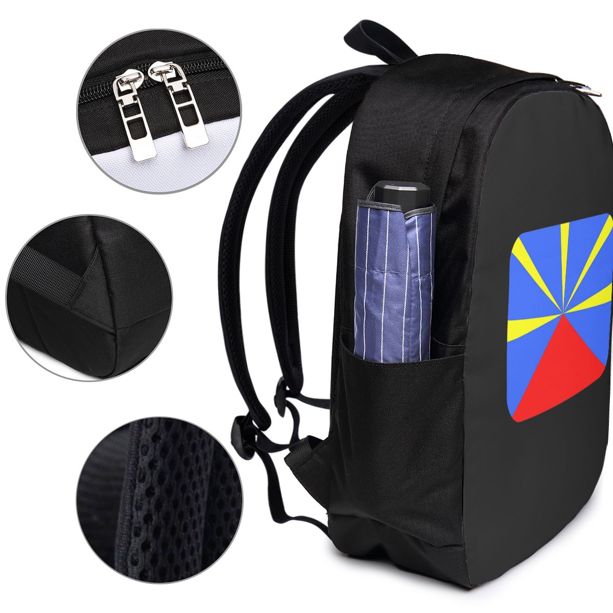 974 Reunion Island Flag Backpa - огляд і ціна Women Bags Laptop
