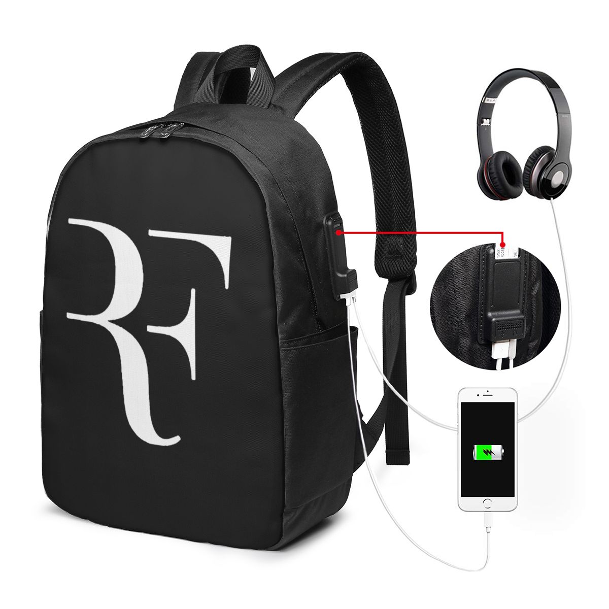 Roger Federer Backpack Travel  - огляд і ціна Women Bags Laptop