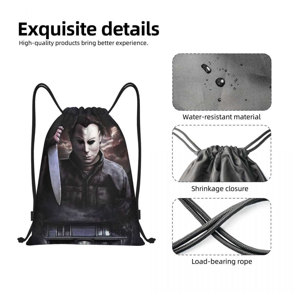Michael Myers Drawstring Backp - огляд і ціна Women Bags Myer