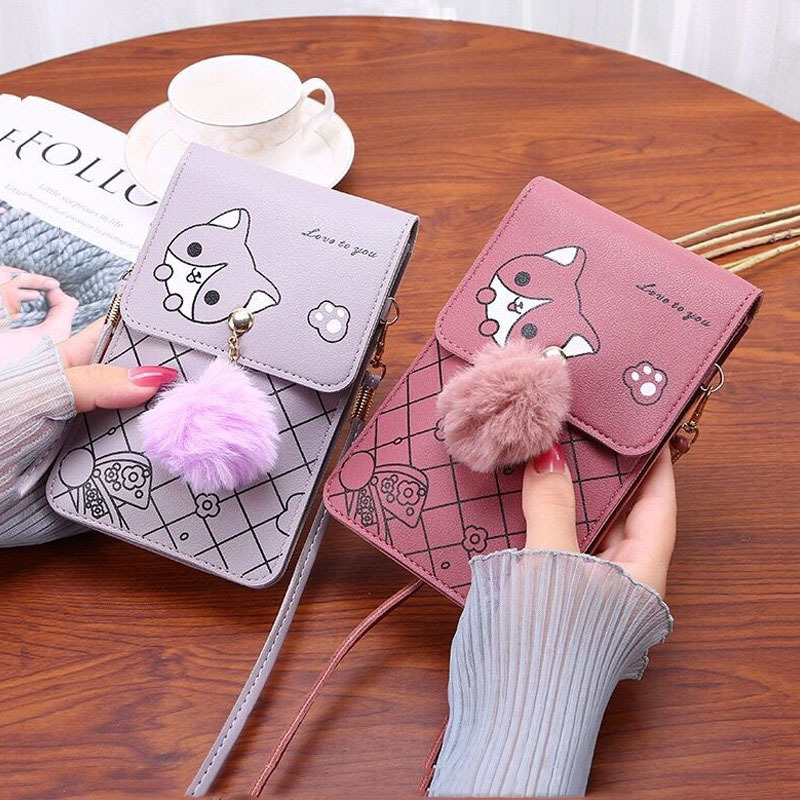 Cute Cartoon Pattern Touch-Scr - огляд і ціна Women Bags Dkny