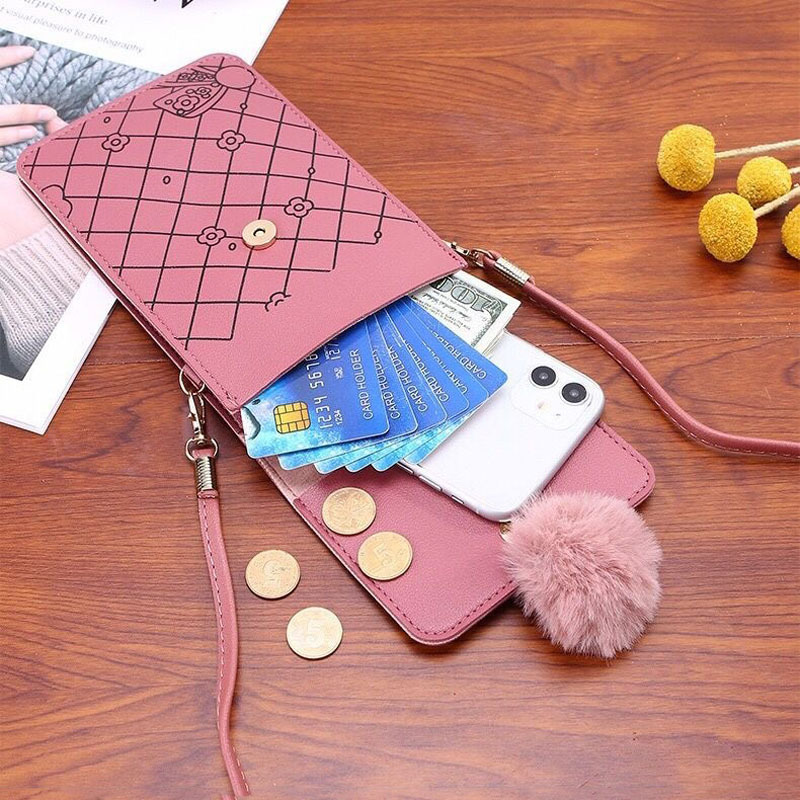 Cute Cartoon Pattern Touch-Scr - огляд і ціна Women Bags Dkny