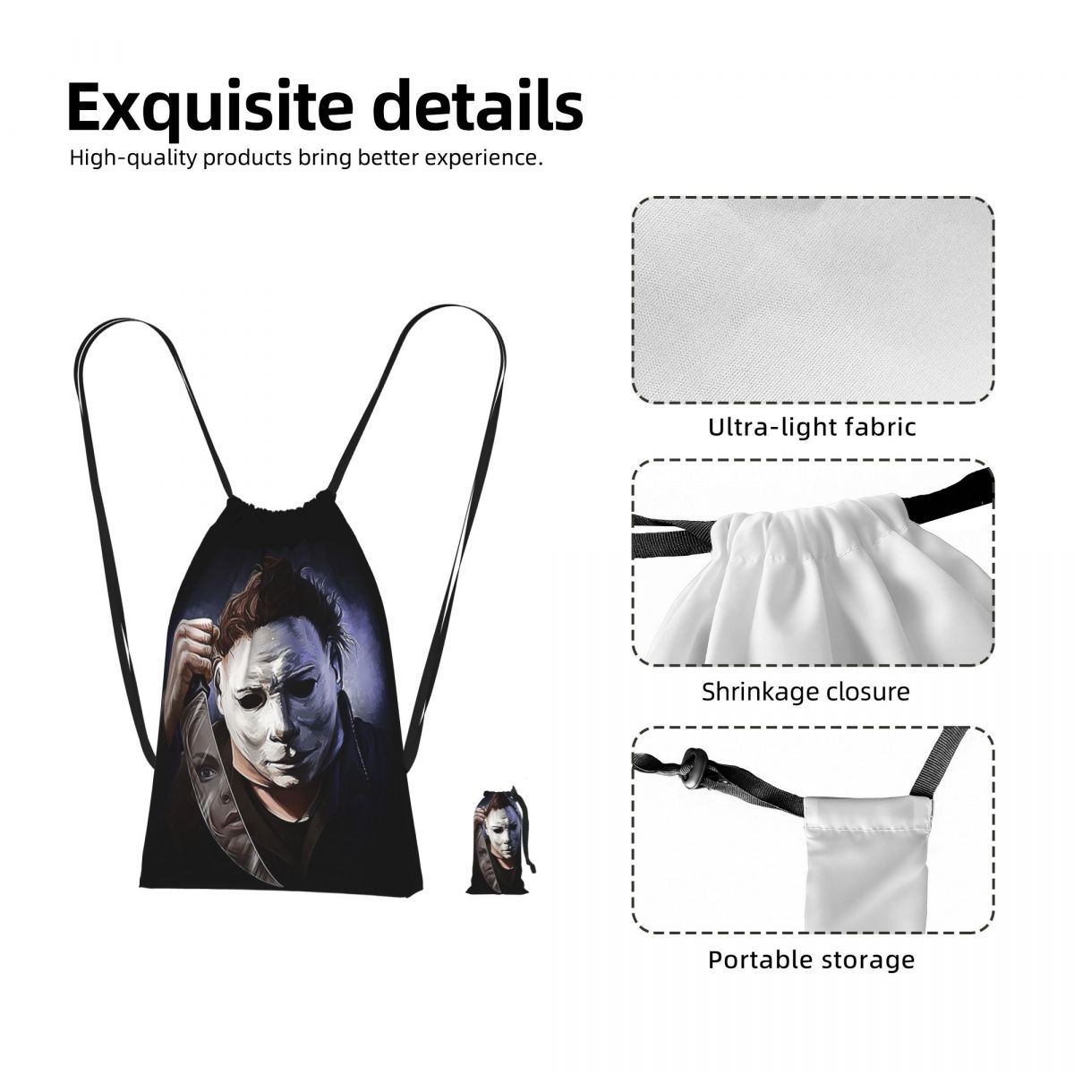 Michael Myers Drawstring Backp - огляд і ціна Women Bags Myer