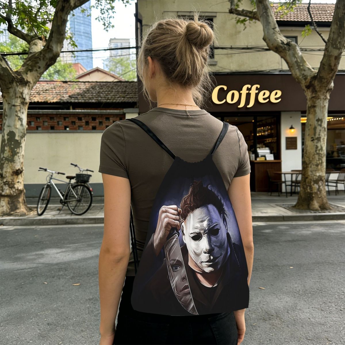 Michael Myers Drawstring Backp - огляд і ціна Women Bags Myer