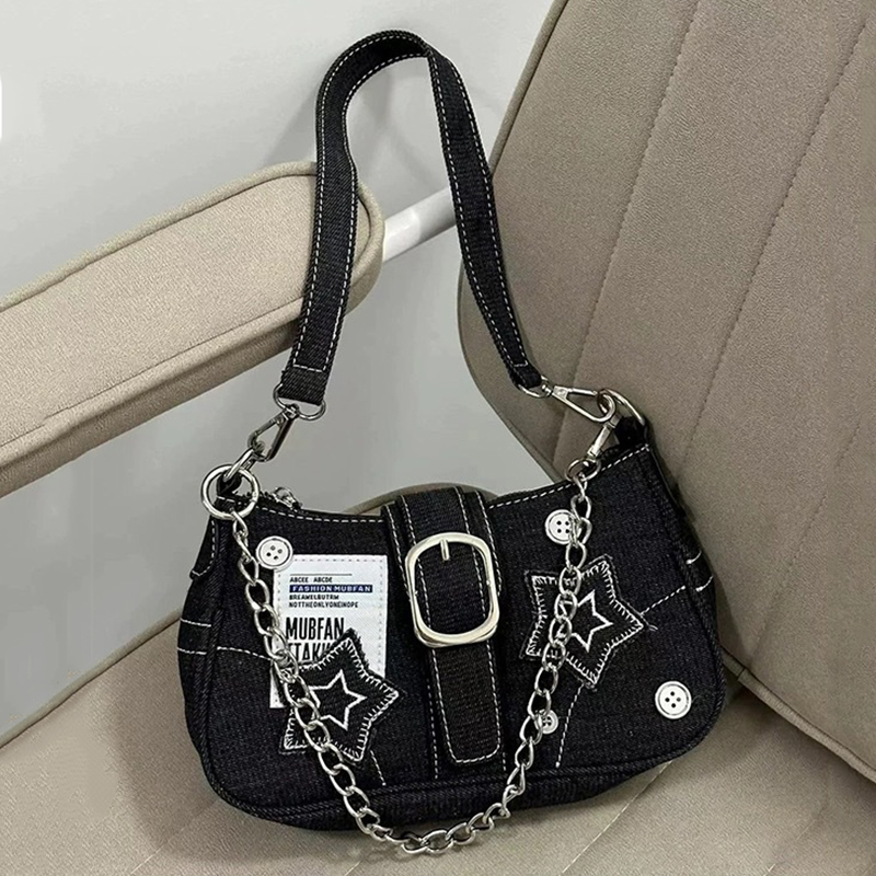 Y2k Fashion Women's Handbags S - огляд і ціна Women Bags Jeans