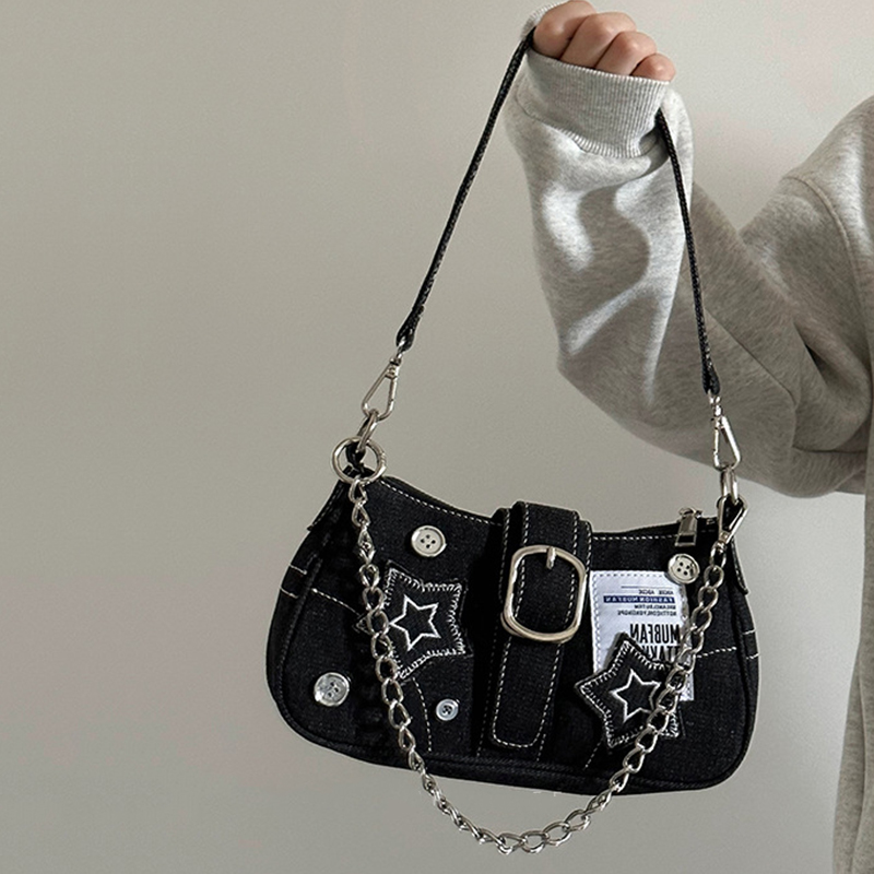 Y2k Fashion Women's Handbags S - огляд і ціна Women Bags Jeans