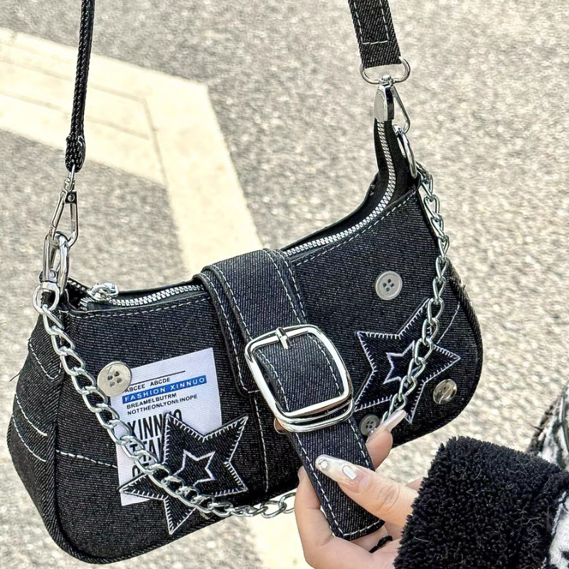 Y2k Fashion Women's Handbags S - огляд і ціна Women Bags Jeans