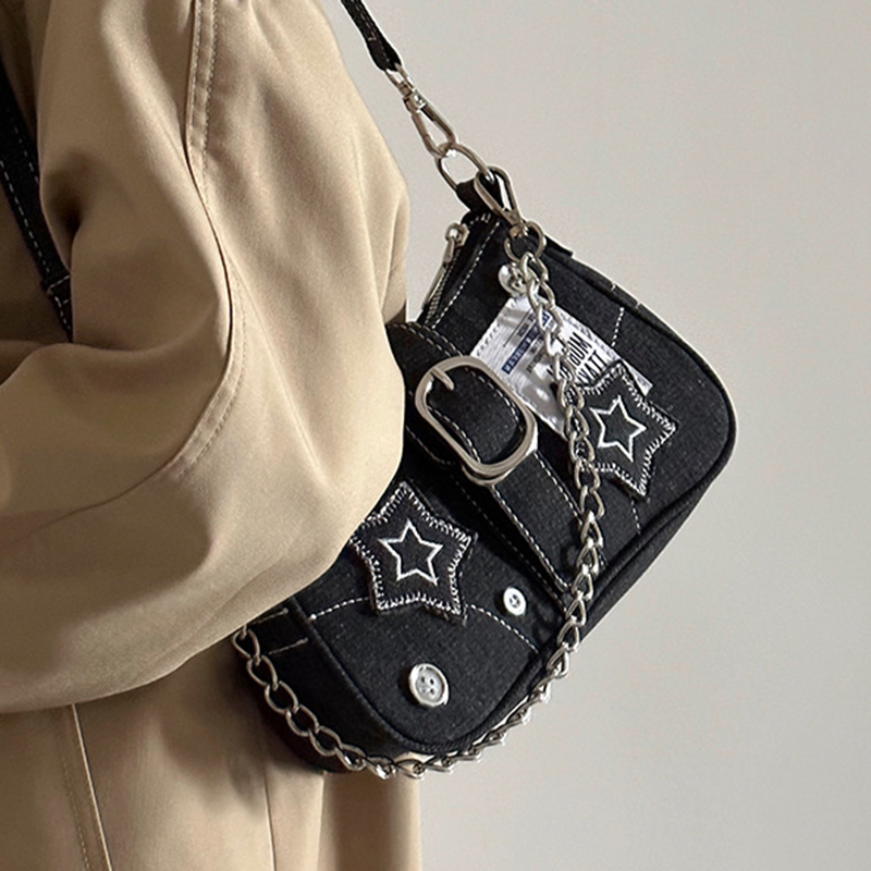 Y2k Fashion Women's Handbags S - огляд і ціна Women Bags Jeans