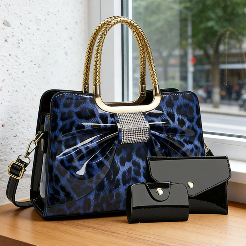 Butterfly Knot Leopard Print W - огляд і ціна Women Bags Crossbody